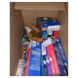 Box Lot Of Assorted Home Improvement Items