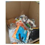 Box Lot Of Assorted Home Improvement Items