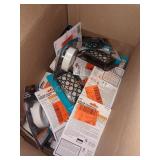 Box Lot Of Assorted Home Improvement Items