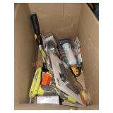 Box Lot Of Assorted Home Improvement Items