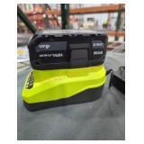 Ryobi 18v 4 ah battery and charger