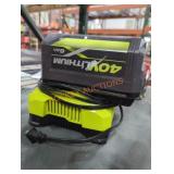 Ryobi 40v 6 ah battery and charger
