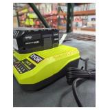 Ryobi 18v 4 ah battery and charger