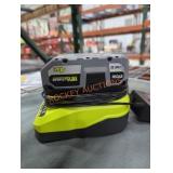 Ryobi 18v 4 ah battery and charger