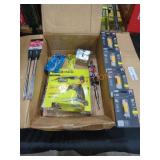 Box Lot Assorted Tools And Accessories