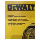 DeWalt cordless Jobsite fan