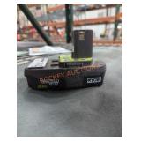 Ryobi 18v 2 ah battery