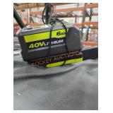 Ryobi 40v 6 ah battery and charger