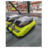 Ryobi 18v 2 ah batteries and charger
