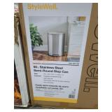 StyleWell 50L Semi Round Step Can