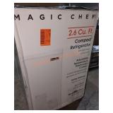Magic Chef 2.6cu.ft, Compact Refrigerator