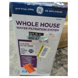 Whole house water filtration. System