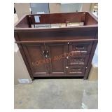 Vanity Cabinet approx 34"Hx 36"Wx 21.5"D