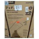 Metalux 2 ft x 4 ft recessed led panel