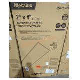 Metalux 2 ft x 4 ft recessed led panel