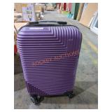 Purple Suitcase with Wheels