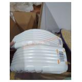 2 aluminum white 2 x 3 elbows