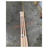 3- 36" Oak Balusters