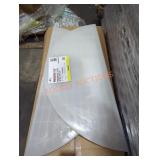 2 window well cover 39" x 17" x 1" round