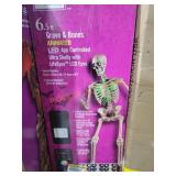 6.5ft Animated LED Skelly with LCD EYES