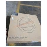 22" Octagonal Gable Vent