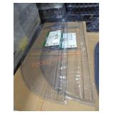 2 window well covers 39" x 13"x 2.5" straight