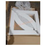 White Decorative Braces36"x36"