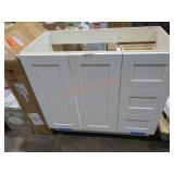 Bannister 36.5" Vanity, No Top
