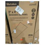 Metalux 2 ft x 4 ft recessed led panel