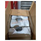 Box Lot 5 in. White Aluminum K-Style Gutter End