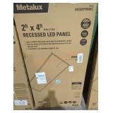 Metalux 2 ft x 4 ft recessed led panel