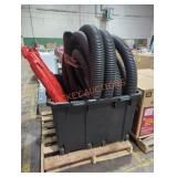 Roll of tubing in a hugh husky tote