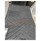 1 wiper diamond black 24" x 36" mat
