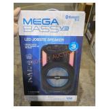 Mega Bass LED Jobsite Speaker