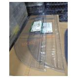 2 window well covers 39" x 13"x 2.5" straight