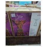 5 .5 ft grave and bones led gargoyle