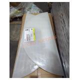 2 window well cover 39" x 17" x 1" round