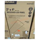 Metalux 2 ft x 4 ft recessed led panel