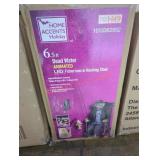 6.5 ft dead water animated led fisherman in rocker