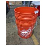 2- 5 Gal. Home Depot Buckets,  No Lids