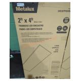 Metalux 2 ft x 4 ft recessed led panels