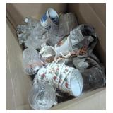 Misc Dishware Box Lot