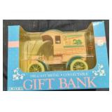 Vintage Diecast New baby Bank