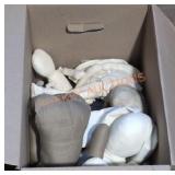 Cloth Doll Box Lot