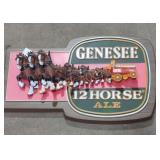 Genesee 12 Horse Ale Sign
