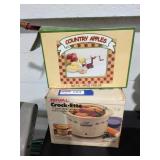Apple Peeler and Mini Crock Pot