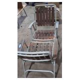 Vintage Redwood Folding Chairs - Qty 2
