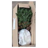 Christmas Tree and Ornaments Lot