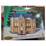 "Deluxe Porcelain Lighted House" Village