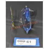 Glass Figurines - Qty 2